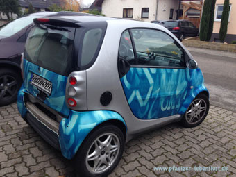 Smart Fortwo Zebramuster Zebrastreifen