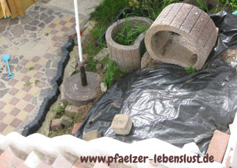 Garten Wasserfall Bachlauf selbst machen