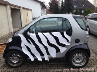 Smart Fortwo Zebramuster Zebrastreifen