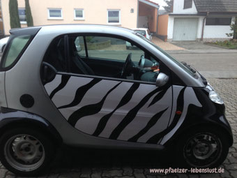 Smart Fortwo Zebramuster Zebrastreifen