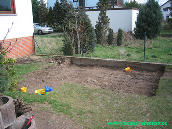 Fundament Garten Sauna selbst gebaut Blockhaus