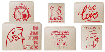 CAJA KRAFT VINTAGE LOVE