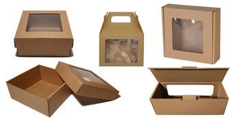 CAJA MICROCORRUGADO RIGIDO CON VENTANA