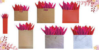 BOLSA DE KRAFT CON ASA Y TROQUELADA