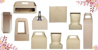 CAJAS RELF MICROCORRUGADO  NATURAL PARA MAMA