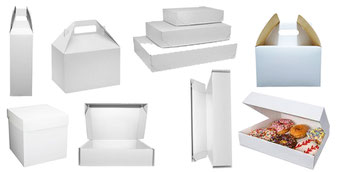 CAJAS CUBOS BASES EN BLANCO