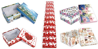 SETS DE CAJA DURA ESTAMPADAS TODA OCACION