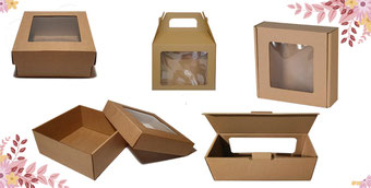 CAJAS MICROCORRUGADO CON VENTANA