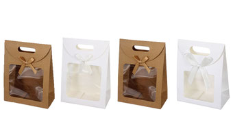 BOLSA TROQUELADA CON VENTANA Y LISTON