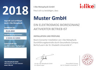 Zertifikat i-like Gedächtnisleistung wird besser Reaktionszeit (Leistungsfähigkeit, Vitalität) wird besser Entscheidungen werden häufiger richtig getroffen Gesundheit wird indirekt gefördert Stress wird abgebaut, dadurch mehr Leistungsfähigkeit, besserer 