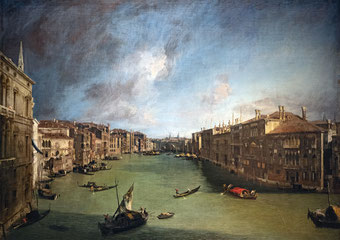 Ca' Rezzonico, Canal Grande, Canaletto. 1722