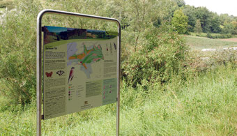 Naturschutzgebiet Infotafel