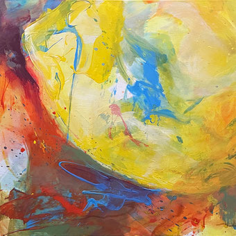 2025 | limón I | 70 x 70 cm | Acryl/Lwd. | verfügbar/available | Claudia Kessler-Simsch