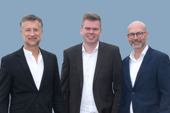 Stephan Hansen, Michael Thiele, Marc Eichler (von links)
