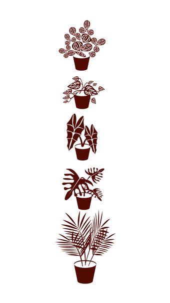 Urban Jungle Wallpaper Desktop und Handy Design 2 Handyversion