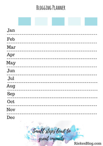 Blogging Planner Followerübersicht