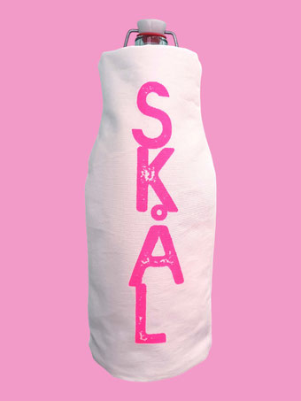 Flaschenkühler Bottle Cooler SKAL Aufdruck