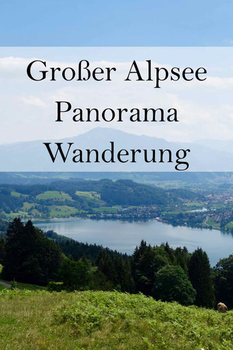 Großer Alpsee: Wanderung bei Immenstadt und Missen-Willhams zur Pfarralpe und Thaler Höhe.