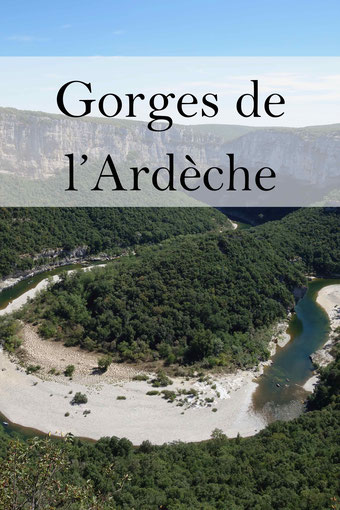 Gorges de l'Ardeche: Die Ardeche Schlucht. Panoramastraße ab Vallon-Pont-d'Arc.