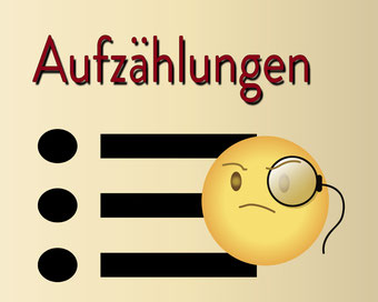 So gestaltest du Aufzählungen korrekt