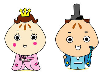 はまぐり王子 & はまぐり姫