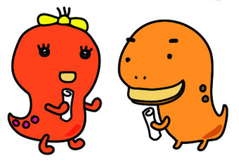 おっしーくん & ぼりーちゃん画像