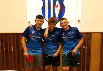 MSV U15 I (vl): Tobias Eschrich, Raphael Heinz & Tom Glück [Bild: tg]