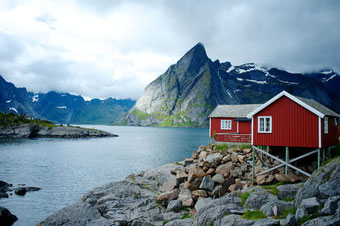 Raue Küste der Lofoten