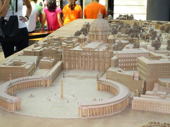 Plastico della città del Vaticano (Musei Vaticani)