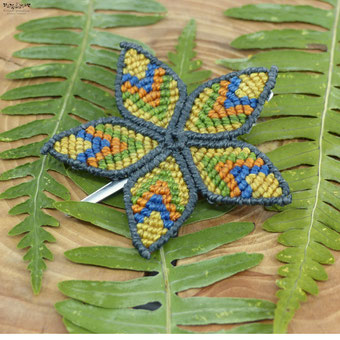 barrette brindille macramé bois kp kitsch-paradise