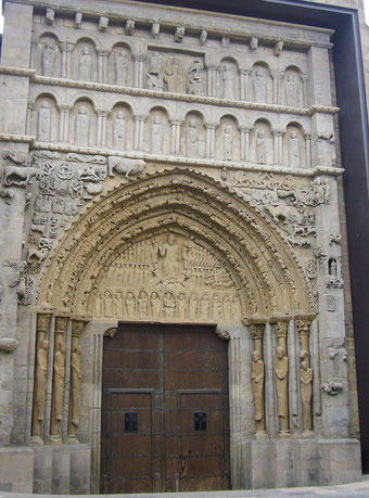 Portalada de Santa Maria la Real de Sangüesa, Navarra