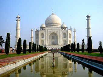 Cúpula bulbosa, Taj Mahal, Agra, India