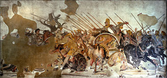 Batalla de Issus, Opus Vermiculatum