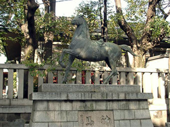 富岡八幡宮 神馬