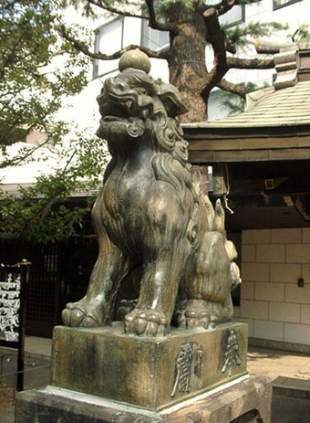 青山熊野神社 狛犬