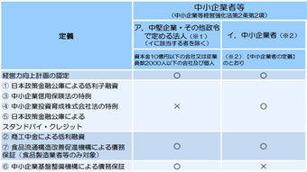 経営力向上計画　金融支援