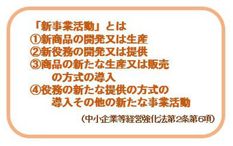 中小企業等経営強化法第2条6項