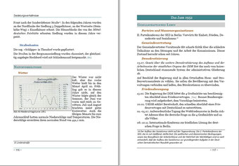 Links: Letzte Seite des Jahrganges 1951  Rechts: Startseite 1952