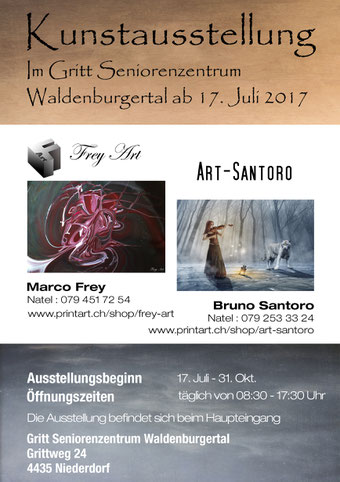 2017 - Kunstausstellung im Gritt Seniorenzentrum, Waldenburgertal