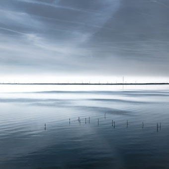 "OCEAN BLUE I", 2014, Michael Sander, Cycle, touched landscapes, artist, tOG, Dusseldorf, take OFF GALLERY, Düsseldorf, Photography, FotoGrafik, Fotografie, Duesseldorf Photo Weekend,