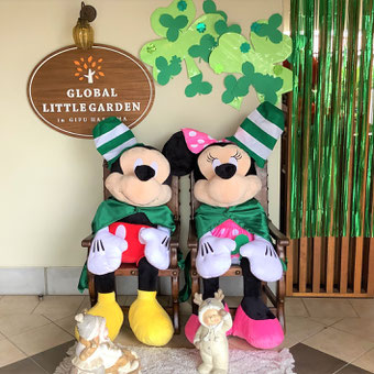 ミッキー&ミニーもアイリッシュ!