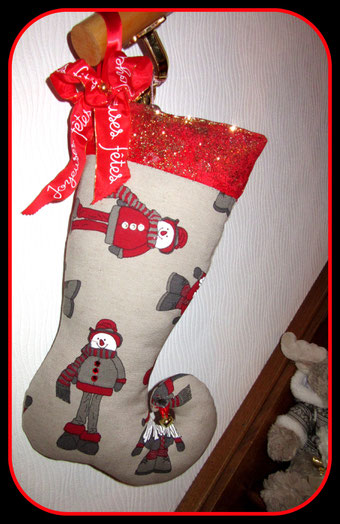 Botte de Noel " Joyeuses Fêtes "