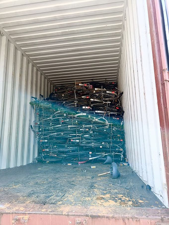 中古自転車輸出