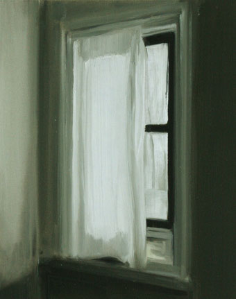 Curtain 50x40cm 2008 oil on canvas