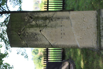 The tombstone of Rosa Felix at the Jewish cemetery in Zittau