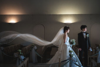 各務原のフォトスタジオひでんちのフォトウェディング チャペル貸切で写真だけの結婚式を。安い 人気 家族と 岐阜・各務原・関・美濃加茂でおすすめ。