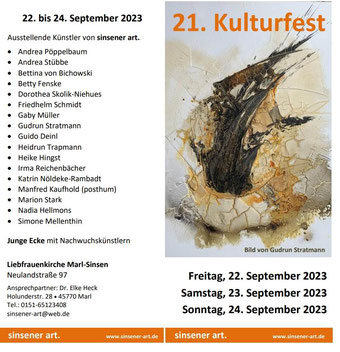 Flyer zum Kulturfest