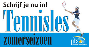 Inschrijving voor tennisles zomerseizoen 2025 bij Tennispark de Hout in Alkmaar is weer open