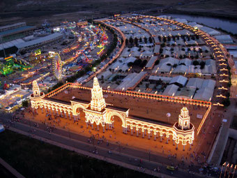 distribución del recinto ferial de cordoba