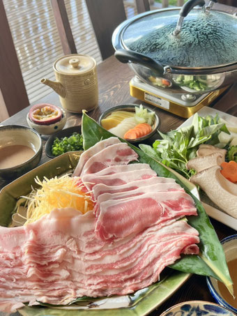 Agu hot pot at inside lounge